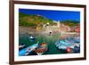 Beautiful Fishing Village of Vernazza in the Cinque Terre, Italy-aletheia97-Framed Photographic Print