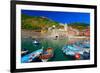 Beautiful Fishing Village of Vernazza in the Cinque Terre, Italy-aletheia97-Framed Photographic Print