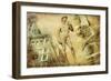 Beautiful Florence -Artistic Collage-Maugli-l-Framed Premium Giclee Print