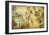 Beautiful Florence -Artistic Collage-Maugli-l-Framed Premium Giclee Print