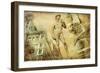 Beautiful Florence -Artistic Collage-Maugli-l-Framed Art Print