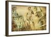 Beautiful Florence -Artistic Collage-Maugli-l-Framed Art Print