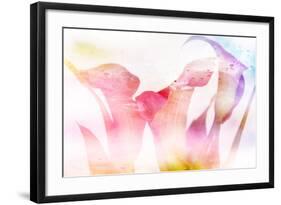 Beautiful Flowers Made with Color Filters and Textures-Timofeeva Maria-Framed Art Print