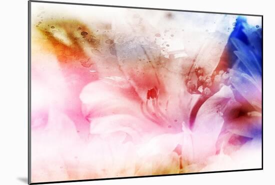 Beautiful Flowers Made with Color Filters and Textures-Timofeeva Maria-Mounted Art Print