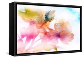 Beautiful Flowers Made with Color Filters and Textures-Timofeeva Maria-Framed Stretched Canvas