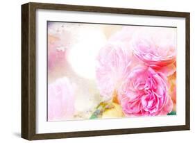 Beautiful Flowers Made with Color Filters and Textures-Timofeeva Maria-Framed Art Print