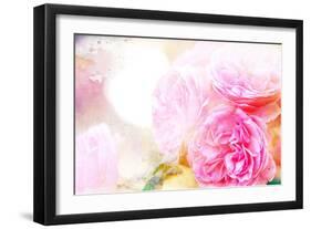 Beautiful Flowers Made with Color Filters and Textures-Timofeeva Maria-Framed Art Print