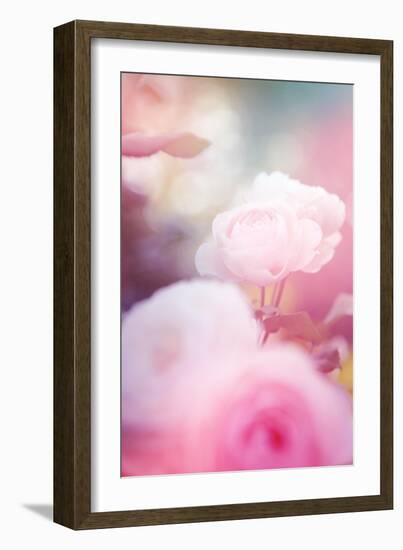 Beautiful Flowers Made with Color Filters and Textures-Timofeeva Maria-Framed Art Print