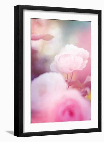 Beautiful Flowers Made with Color Filters and Textures-Timofeeva Maria-Framed Art Print