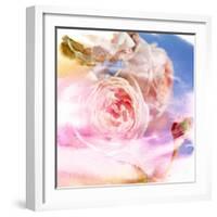 Beautiful Flowers Made with Color Filters and Textures-Timofeeva Maria-Framed Art Print