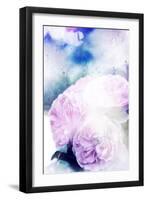 Beautiful Flowers Made with Color Filters and Textures-Timofeeva Maria-Framed Art Print