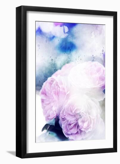 Beautiful Flowers Made with Color Filters and Textures-Timofeeva Maria-Framed Art Print