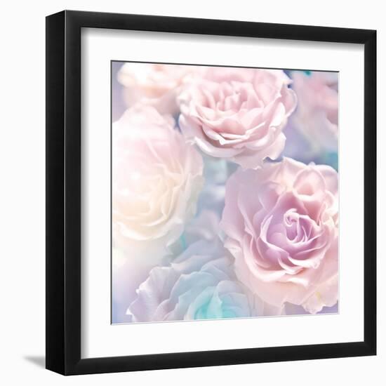 Beautiful Flowers Made with Color Filters-Timofeeva Maria-Framed Art Print