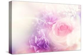 Beautiful Flowers Made with Color Filters-Timofeeva Maria-Stretched Canvas