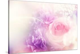 Beautiful Flowers Made with Color Filters-Timofeeva Maria-Stretched Canvas