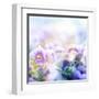 Beautiful Flowers Made with Color Filters-Timofeeva Maria-Framed Art Print