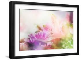 Beautiful Flowers Made with Color Filters-Timofeeva Maria-Framed Art Print