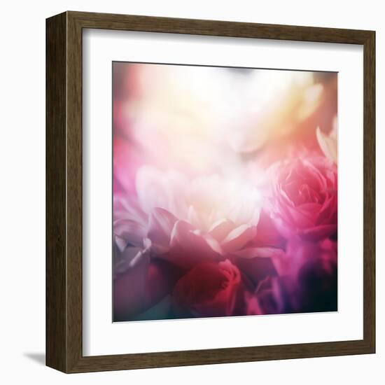 Beautiful Flowers Made with Color Filters-Timofeeva Maria-Framed Art Print