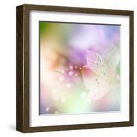 Beautiful Flowers Made with Color Filters-Timofeeva Maria-Framed Art Print