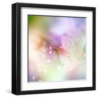 Beautiful Flowers Made with Color Filters-Timofeeva Maria-Framed Art Print