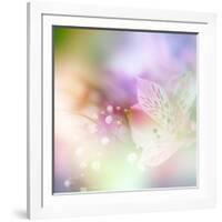 Beautiful Flowers Made with Color Filters-Timofeeva Maria-Framed Art Print