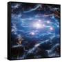 Beautiful Flowing Light Abstract-rolffimages-Framed Stretched Canvas