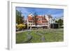 Beautiful Gardens in Downtown Home, Riga, Latvia, Europe-Michael Nolan-Framed Photographic Print