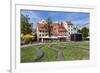Beautiful Gardens in Downtown Home, Riga, Latvia, Europe-Michael Nolan-Framed Photographic Print