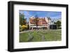 Beautiful Gardens in Downtown Home, Riga, Latvia, Europe-Michael Nolan-Framed Photographic Print