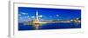 Beautiful Greek Islands Series - Crete ,Panorama with Light House-Maugli-l-Framed Photographic Print