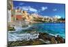 Beautiful Greek Islands Series - Syros-null-Mounted Poster