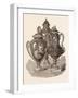 Beautiful Group of Sevres Vases. Sevres Is a Commune in the Southwestern Suburbs of Paris-null-Framed Giclee Print