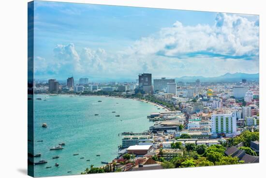 Beautiful Gulf Landscape of Pattaya, Thailand-Atthidej Nimmanhaemin-Stretched Canvas