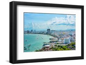 Beautiful Gulf Landscape of Pattaya, Thailand-Atthidej Nimmanhaemin-Framed Photographic Print