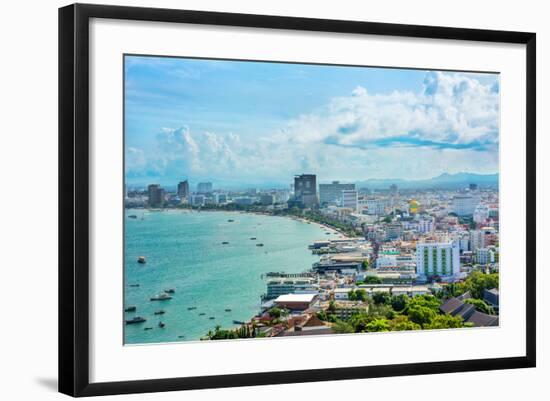 Beautiful Gulf Landscape of Pattaya, Thailand-Atthidej Nimmanhaemin-Framed Photographic Print