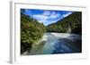 Beautiful Haast River, Haast Pass, South Island, New Zealand, Pacific-Michael Runkel-Framed Photographic Print