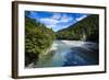 Beautiful Haast River, Haast Pass, South Island, New Zealand, Pacific-Michael Runkel-Framed Photographic Print
