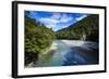 Beautiful Haast River, Haast Pass, South Island, New Zealand, Pacific-Michael Runkel-Framed Photographic Print