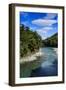 Beautiful Haast River, Haast Pass, South Island, New Zealand, Pacific-Michael Runkel-Framed Photographic Print