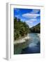 Beautiful Haast River, Haast Pass, South Island, New Zealand, Pacific-Michael Runkel-Framed Photographic Print