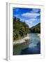 Beautiful Haast River, Haast Pass, South Island, New Zealand, Pacific-Michael Runkel-Framed Photographic Print