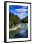 Beautiful Haast River, Haast Pass, South Island, New Zealand, Pacific-Michael Runkel-Framed Photographic Print