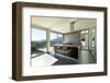 Beautiful House, Modern Style, Kitchen-zveiger-Framed Photographic Print