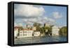 Beautiful Houses along Bosporus-Guido Cozzi-Framed Stretched Canvas