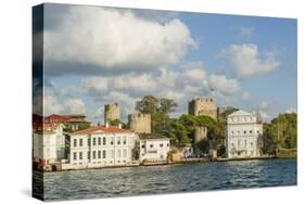 Beautiful Houses along Bosporus-Guido Cozzi-Stretched Canvas