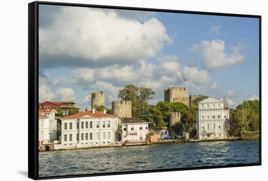 Beautiful Houses along Bosporus-Guido Cozzi-Framed Stretched Canvas