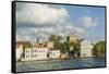 Beautiful Houses along Bosporus-Guido Cozzi-Framed Stretched Canvas