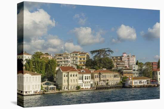 Beautiful Houses along Bosporus-Guido Cozzi-Stretched Canvas