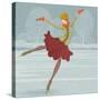 Beautiful Ice Skater-Milovelen-Stretched Canvas