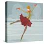 Beautiful Ice Skater-Milovelen-Stretched Canvas